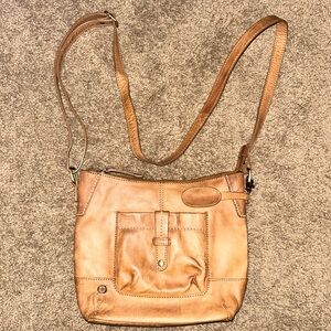 Born Women's Saddle Bag Brown Leather Boho Crossbody Purse